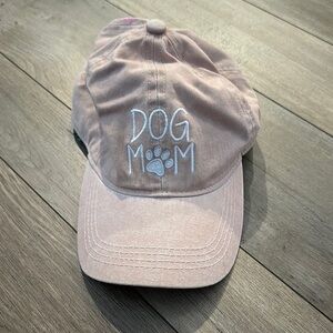 Dog Mom Pink Cap